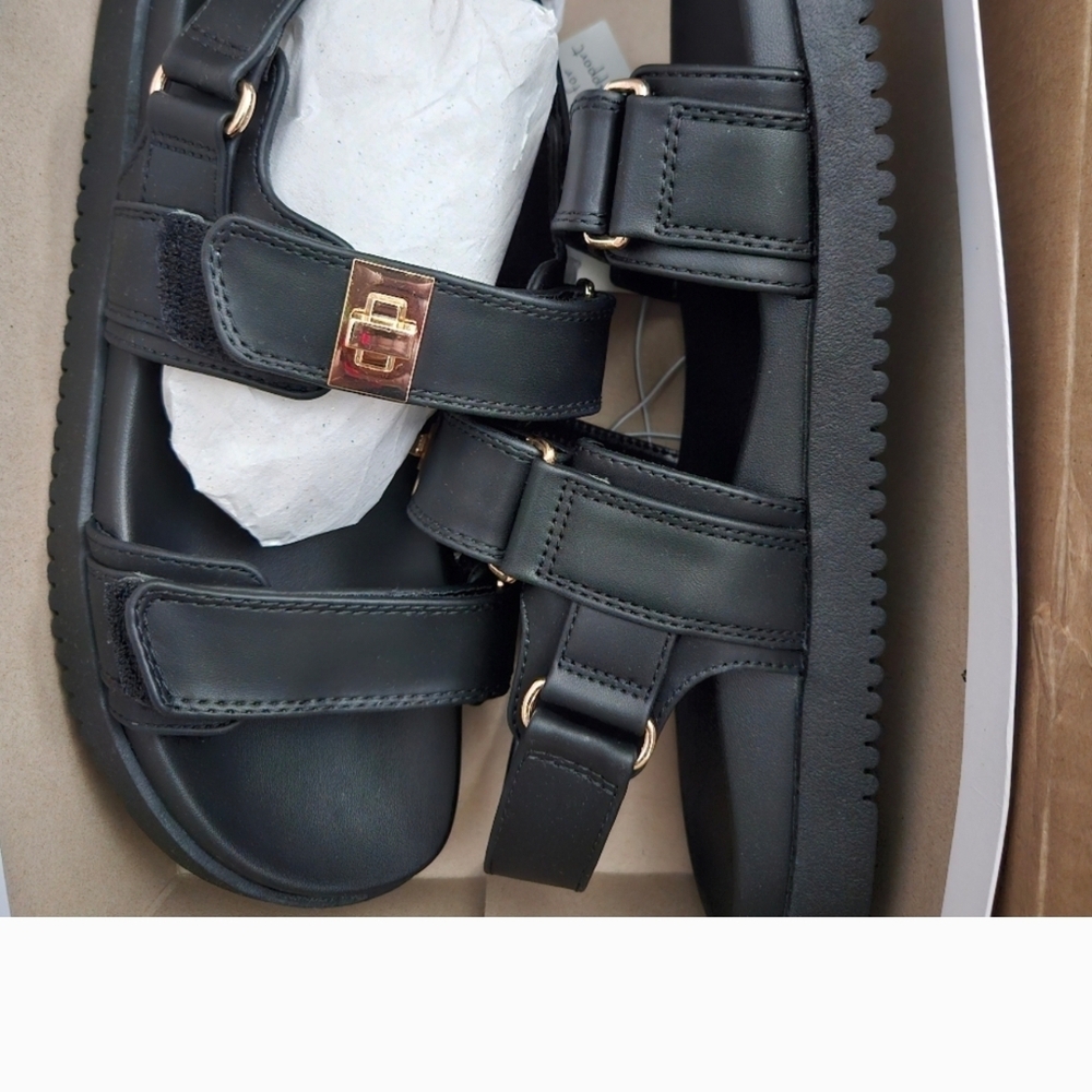Black Dad Sandals